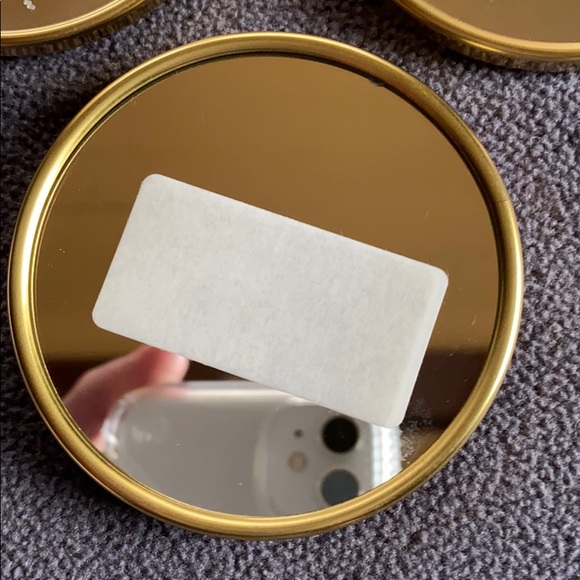 Lot/3 I. Rice 3X German Magnifying Mirrors w/pouch - Picture 7 of 7